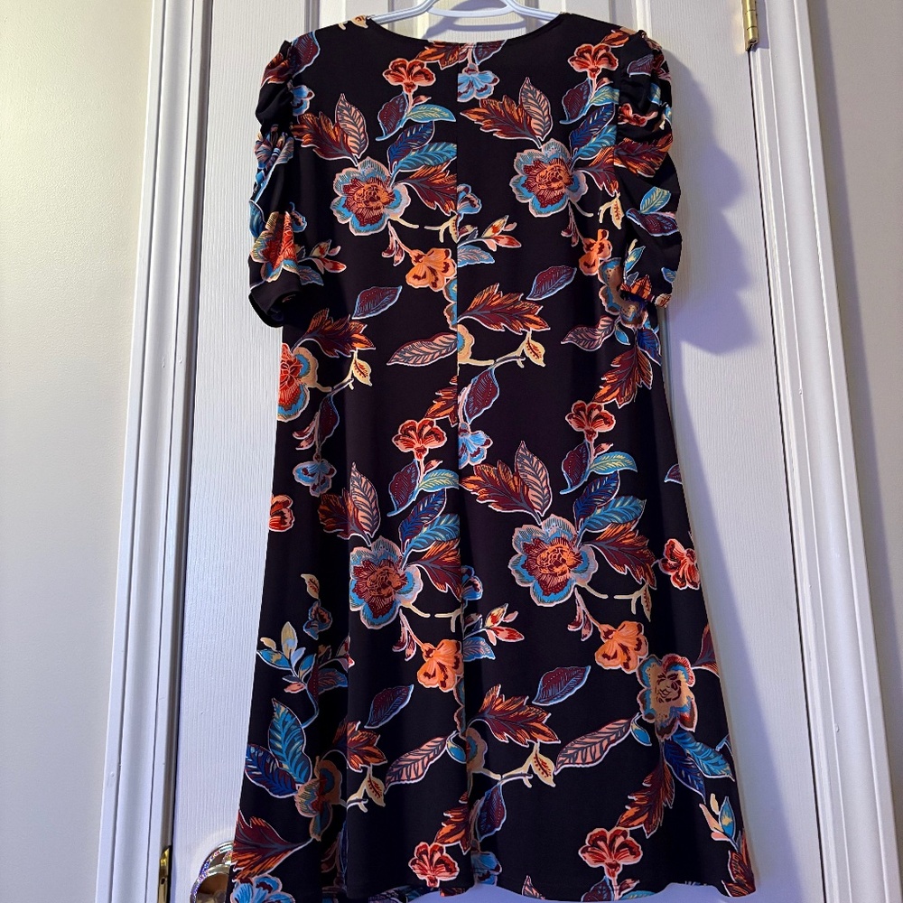 MSK Size Medium Midi Floral Dress - Picture 4 of 5